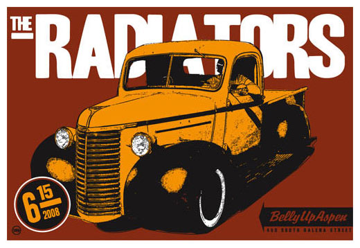 Scrojo The Radiators Poster