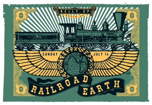 Scrojo Railroad Earth Poster