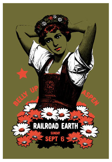 Scrojo Railroad Earth Poster