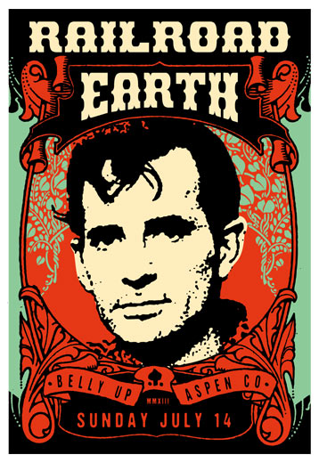 Scrojo Railroad Earth Poster