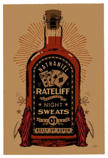 Scrojo Nathaniel Rateliff and the Night Sweats Poster