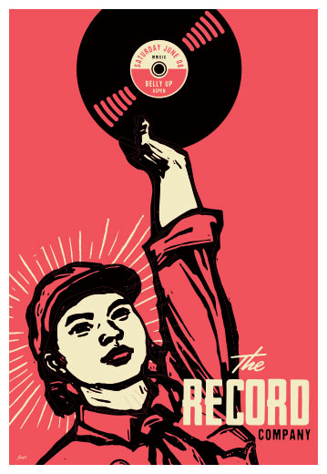 Scrojo The Record Company Poster