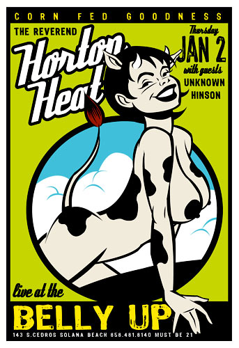 Scrojo The Reverend Horton Heat Poster