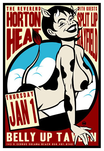 Scrojo Reverend Horton Heat Poster