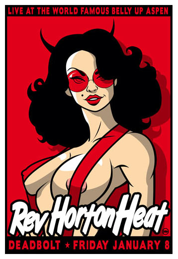 Scrojo Reverend Horton Heat Poster