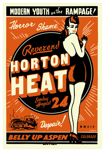 Scrojo Reverend Horton Heat Poster