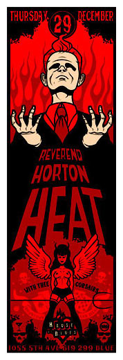 Scrojo Reverend Horton Heat Poster