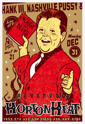 Scrojo Reverend Horton Heat Poster