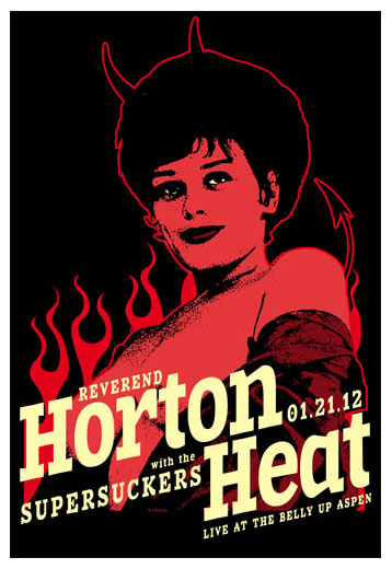 Scrojo Reverend Horton Heat Poster