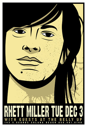 Scrojo Rhett Miller Poster