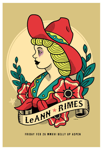 Scrojo LeAnn Rimes Poster