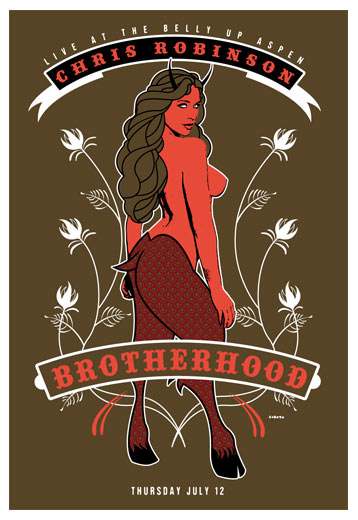 Scrojo Chris Robinson Brotherhood Poster