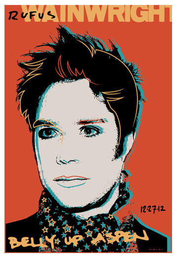 Scrojo Rufus Wainwright Poster