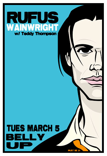 Scrojo Rufus Wainwright Poster