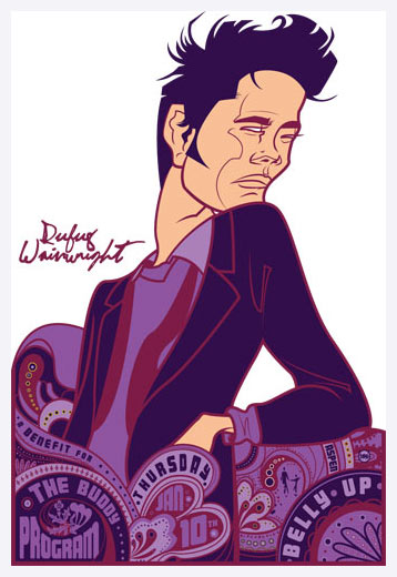 Scrojo Rufus Wainwright Poster