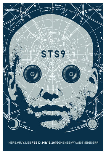 Scrojo STS9 (Sound Tribe Sector 9) Poster