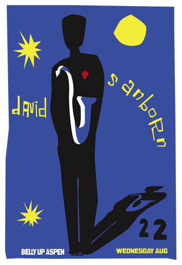 Scrojo David Sanborn Poster