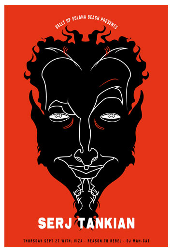 Scrojo Serj Tankian ( System of a Down ) Poster