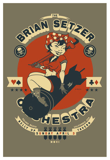 Scrojo The Brian Setzer Orchestra Poster