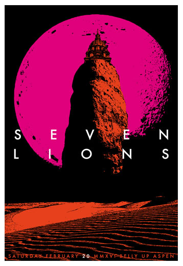 Scrojo Seven Lions Poster