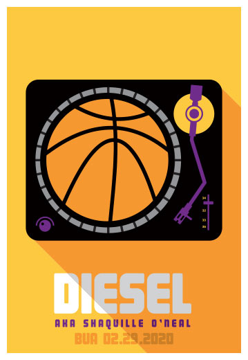 Scrojo Diesel (Shaq) Poster