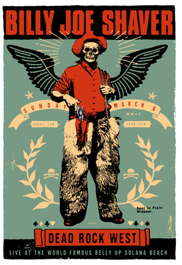 Scrojo Billy Joe Shaver Poster