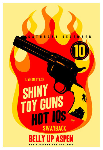 Scrojo Shiny Toy Guns Poster