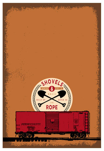 Scrojo Shovels and Rope Poster