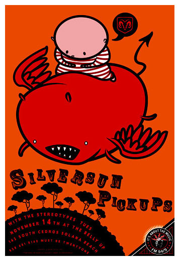 Scrojo Silversun Pickups Poster
