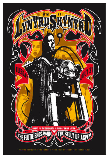 Scrojo Lynyrd Skynyrd Poster