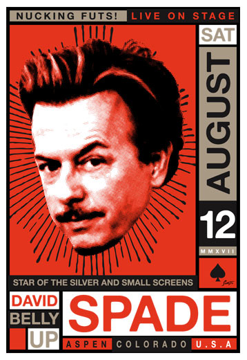 Scrojo David Spade Poster