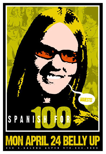 Scrojo Spanish for 100 Poster