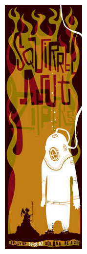 Scrojo Squirrel Nut Zippers Poster