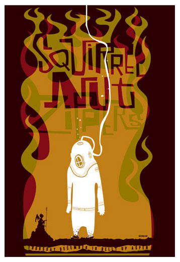 Scrojo Squirrel Nut Zippers Poster