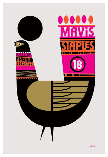 Scrojo Mavis Staples Poster