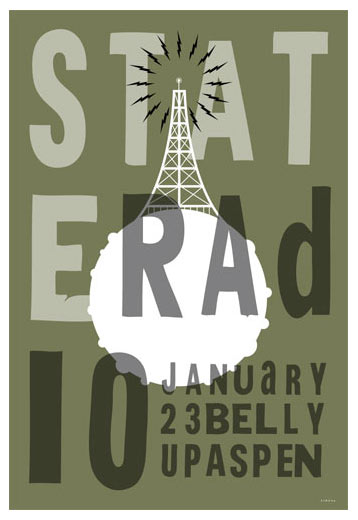 Scrojo State Radio Poster