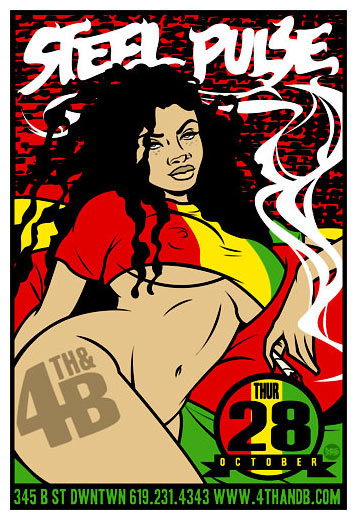 Scrojo Steel Pulse Poster