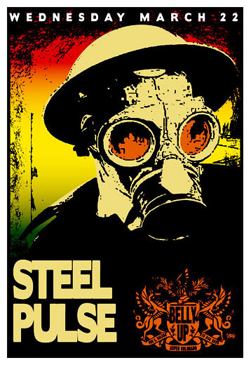 Scrojo Steel Pulse Poster
