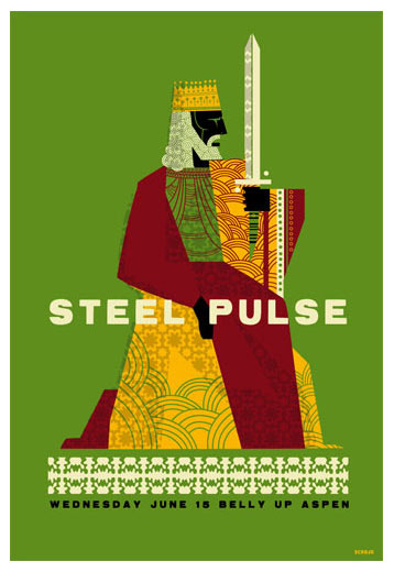 Scrojo Steel Pulse Poster