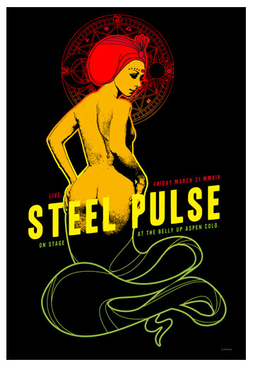 Scrojo Steel Pulse Poster