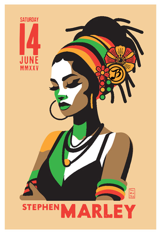 Scrojo Stephen Marley Poster