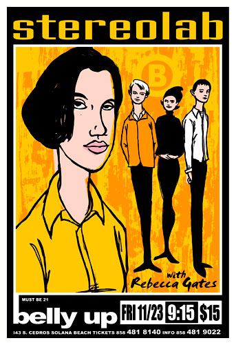 Scrojo Stereolab Poster