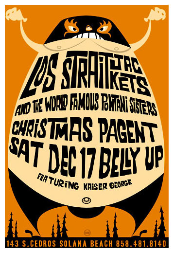 Scrojo Los Straitjackets Poster