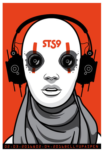 Scrojo STS9 (Sound Tribe Sector 9) Poster