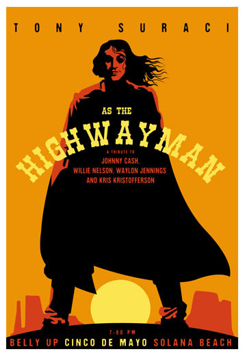 Scrojo Tony Suraci as the Highwayman Poster