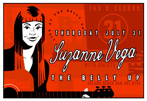 Scrojo Suzanne Vega Poster