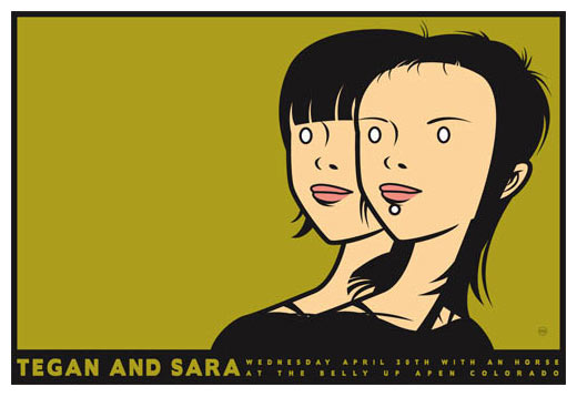 Scrojo Tegan And Sara Poster