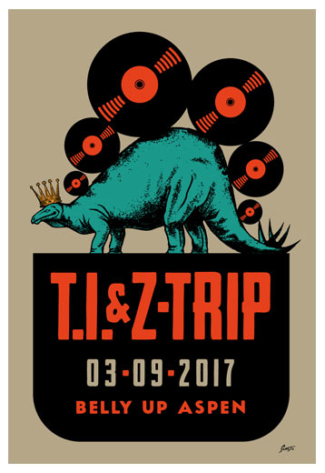 Scrojo T.I. and Z-Trip Poster