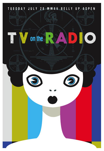 Scrojo TV on the Radio Poster