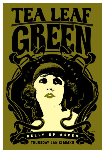 Scrojo Tea Leaf Green Poster